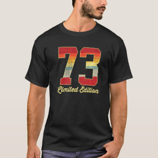 Camiseta 73.ª edición limitada de Birthday Vintage 1949 73