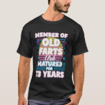 Camiseta 73 años de edad Farts Club Funny 73rd Birthday Men<br><div class="desc">73 años de edad Farts Club Funny 73 cumpleaños hombres papá</div>