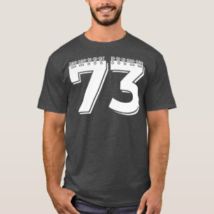 Camiseta 73 Best Regards Morse Translation Funny Amateur