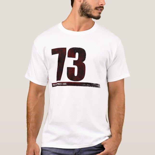 Camiseta 73 - el mejor número (Anverso)