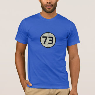 Camiseta 73 - El mejor número - Azul real