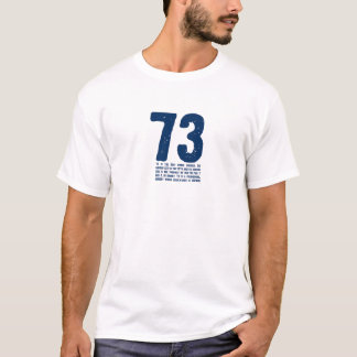 Camiseta 73 es el mejor número