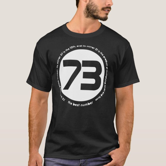 Camiseta 73 is the best number Classic T-Shirt (Anverso)