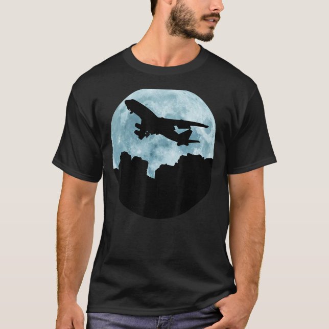 Camiseta 747 Avión Jumbo Jet (Anverso)