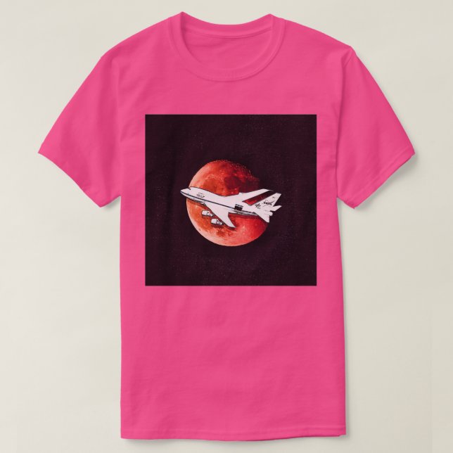 Camiseta 747 En El Espacio (Diseño del anverso)