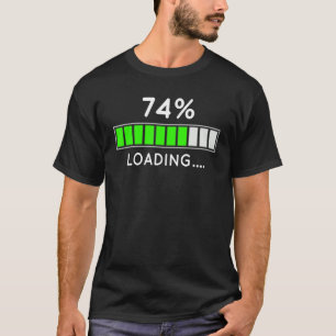 Camiseta 74.ª Vida Nacida Cargando Barra 74