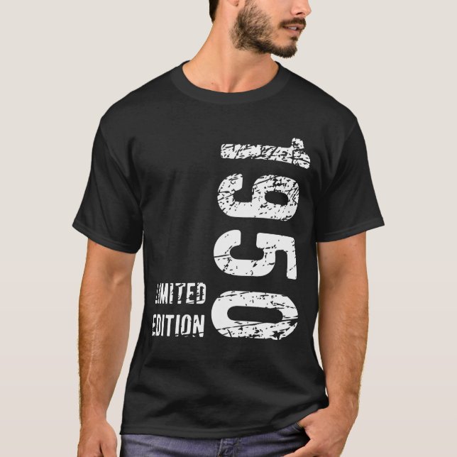 Camiseta 74th Birthday Gift 1950 Limited Edition 74 Years (Anverso)