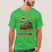 758º Tank Battalion Tuskers w Tank WII EU SVC