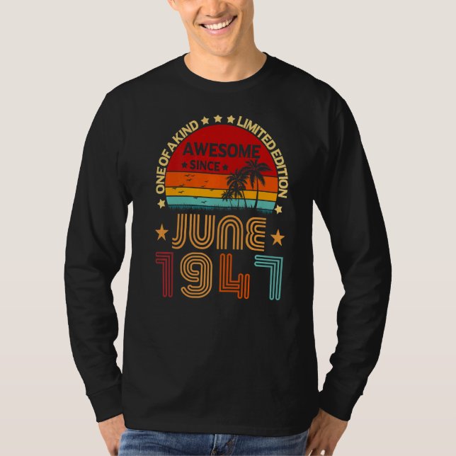 Camiseta 75.ª festividad desde junio de 1947 (Anverso)