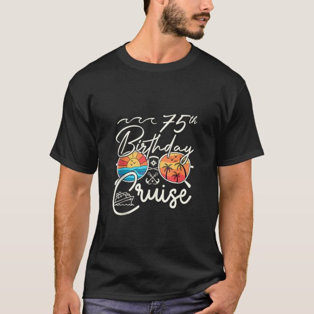 Camiseta 75.ª Jornada de Cruceros de Cumpleaños Regalos 202 (Anverso)