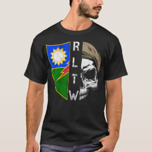 Camiseta 75.º Escudo De La Unidad De Calavera Del Regimient