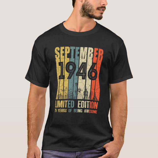 Camiseta 75 Años Septiembre 1946 Edición Limitada 75A Bi (Anverso)