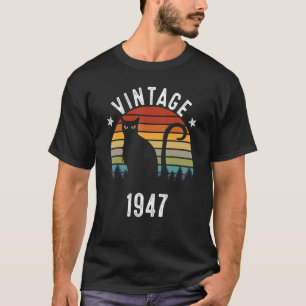 Camiseta 75 años Vintage 1947 75 años