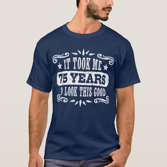 Camiseta 75 cumpleaños (Anverso)