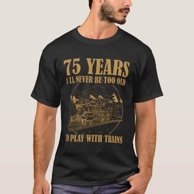 Camiseta 75 Ferrocarril Vapor 75 (Anverso)