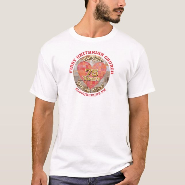 Camiseta 75 masculina (Anverso)