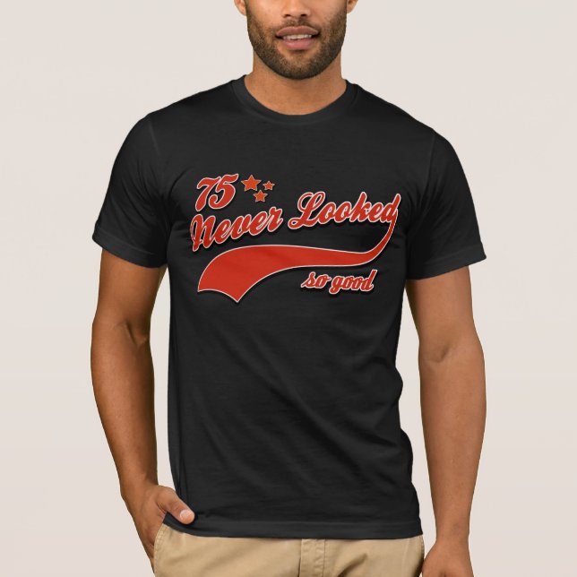 Camiseta 75 nunca parecidos tan buenos (Anverso)