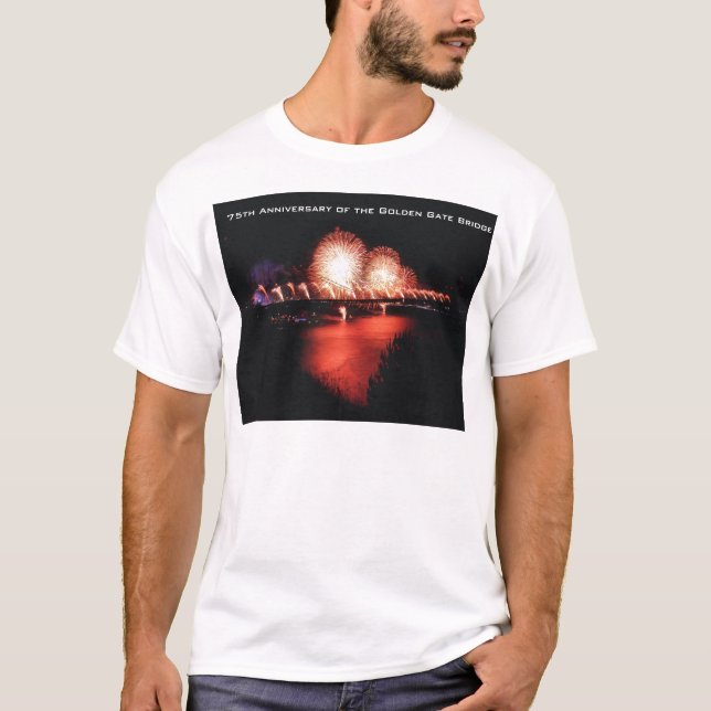 Camiseta 75.o Aniversario de puente Golden Gate (Anverso)