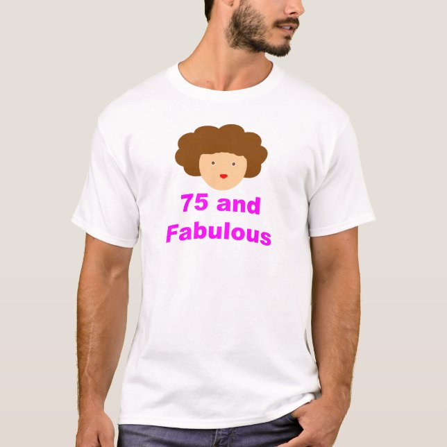 Camiseta 75 y fabuloso (Anverso)