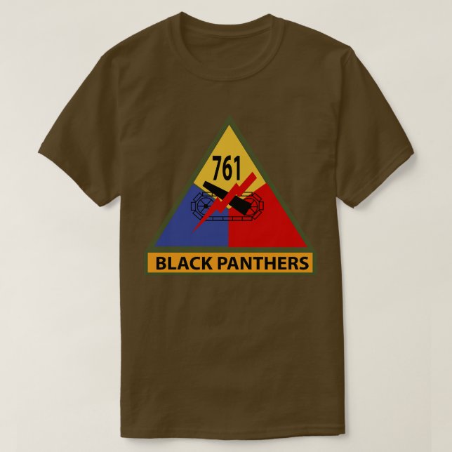 Camiseta 761ª Batallón de tanques SSI con cinta de nombre (Diseño del anverso)