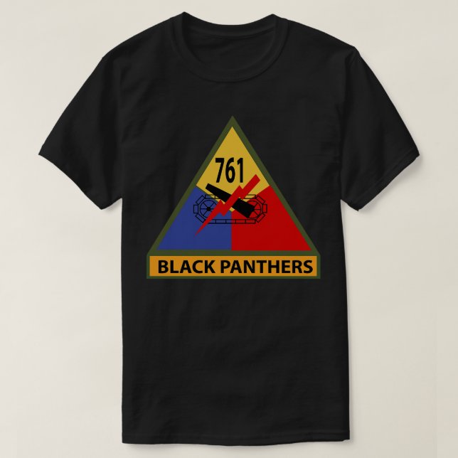 Camiseta 761ª Batallón de tanques SSI con cinta de nombre (Diseño del anverso)