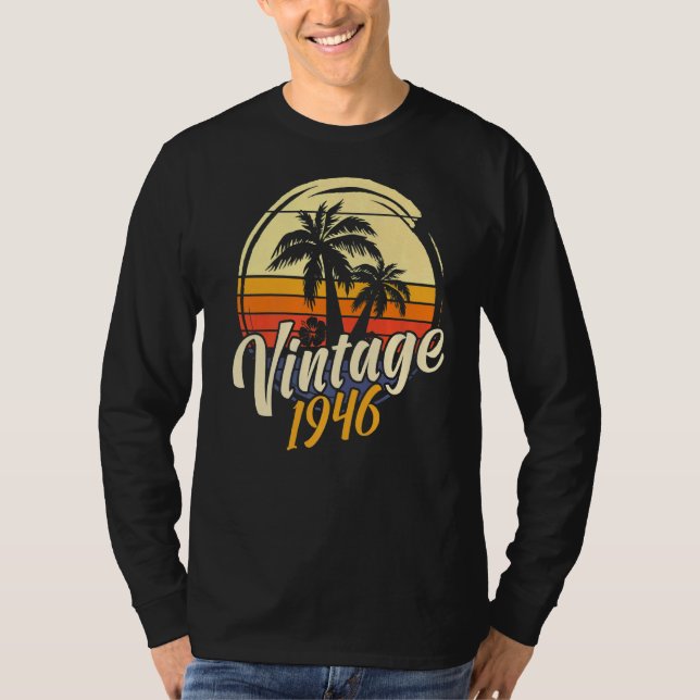 Camiseta 76.ª cosecha de cumpleaños 1946 (Anverso)
