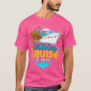 Camiseta 76.ª tripulación de crucero de cumpleaños