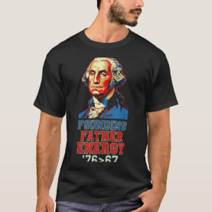 Camiseta 76 67 George Washington Padre Fundador Historia Fu