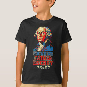 Camiseta 76 67 George Washington Padre Fundador Historia Fu