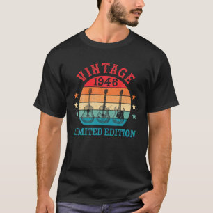 Camiseta 76 Años De Edad 76ª Vintage De Cumpleaños 1946 Gui