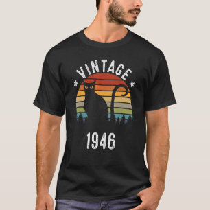 Camiseta 76 años Vintage 1946 76 años