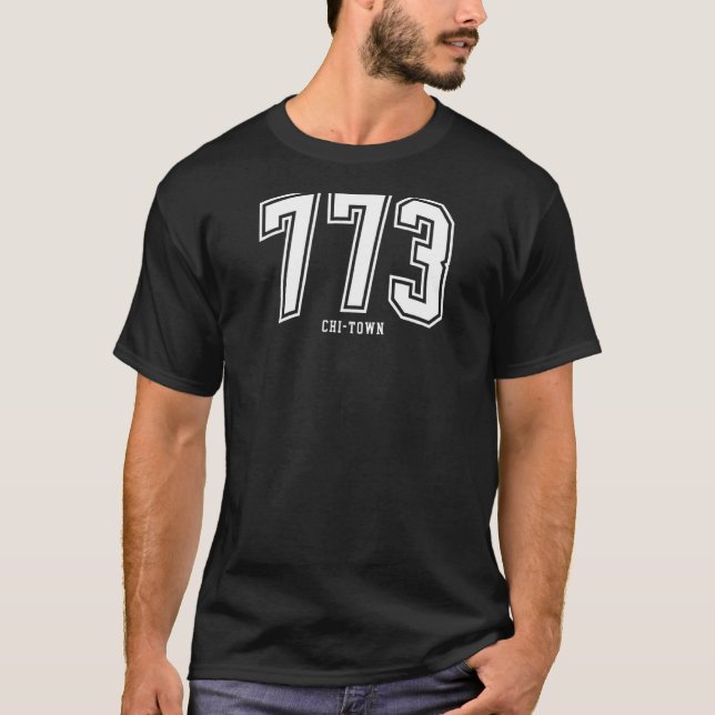 Camiseta 773 Chi Town Chicago IL Classic Athletic 1 (Anverso)