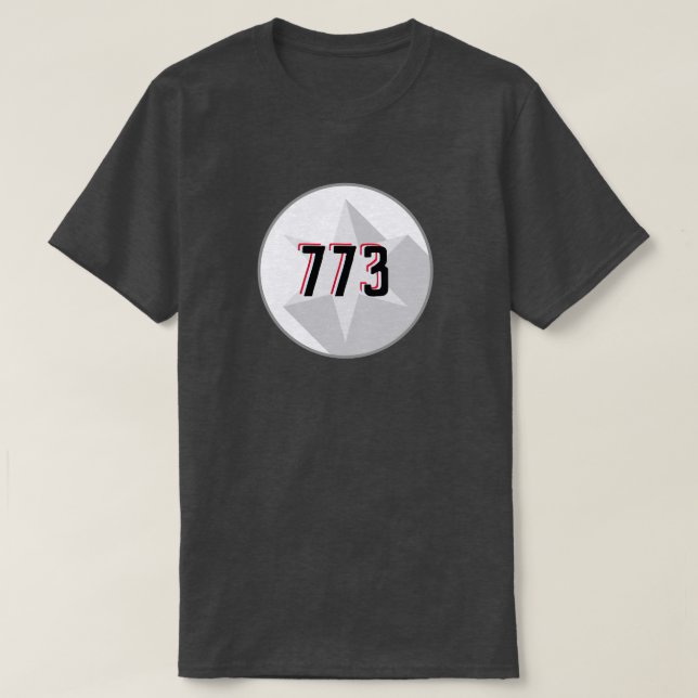 Camiseta 773 Código de área (Diseño del anverso)