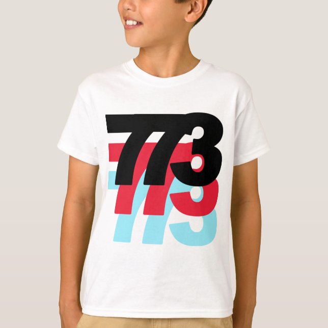 Camiseta 773 Código de área (Anverso)