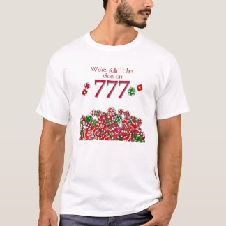 Camiseta 777 Lucky Rollin el dado Shirt para su especial 7