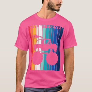 Camiseta 77.º regalo de cumpleaños Monstruo camioneta camis