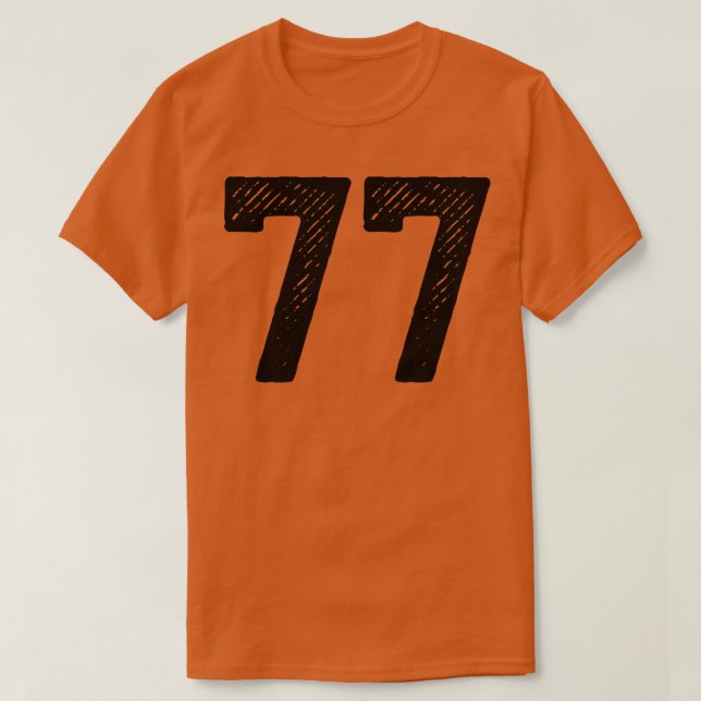 CAMISETA 77 77 1 (Diseño del anverso)