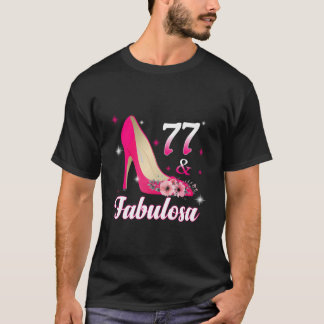 Camiseta 77 Fabulosos Cumpleaños Españoles 77 Español 77º