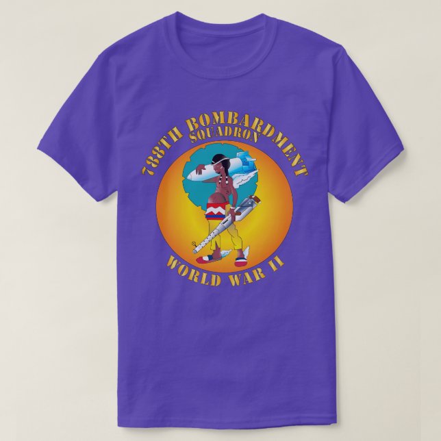 Camiseta 788º Escuadrón de Bombardeo del AAC para la Segund (Diseño del anverso)