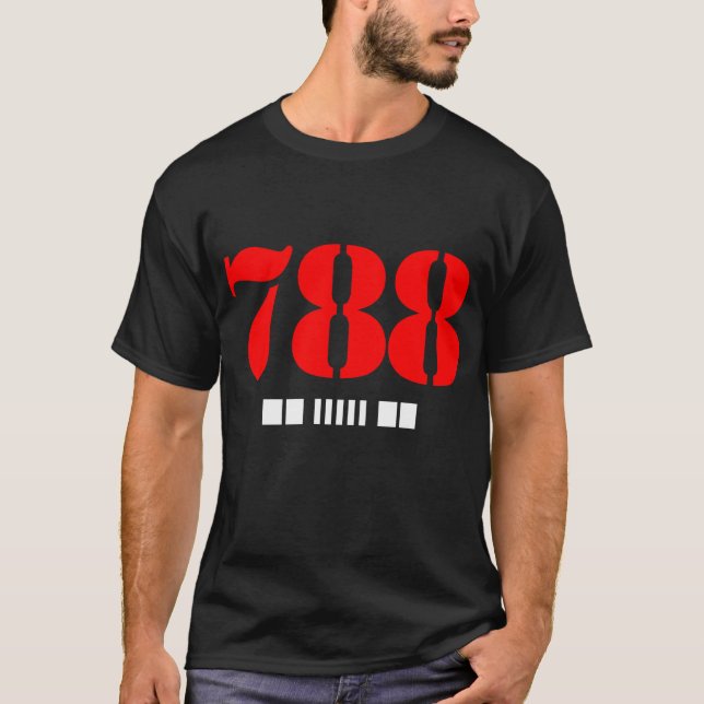 Camiseta 788 barras - HissTank.Com (Anverso)