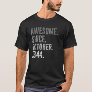 Camiseta 78.ª cosecha de cumpleaños desde octubre de 1944