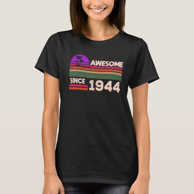 Camiseta 78.º Nacimiento de las mujeres desde 1944 (Anverso)