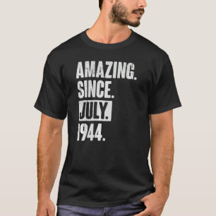 Camiseta 78 años de edad 78º cumpleaños asombroso desde jul