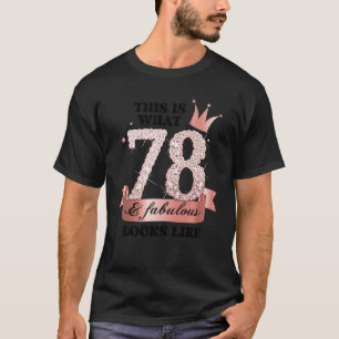 Camiseta 78 Y Fabuloso Grupo Rosa Y Fiesta Blanco Canso