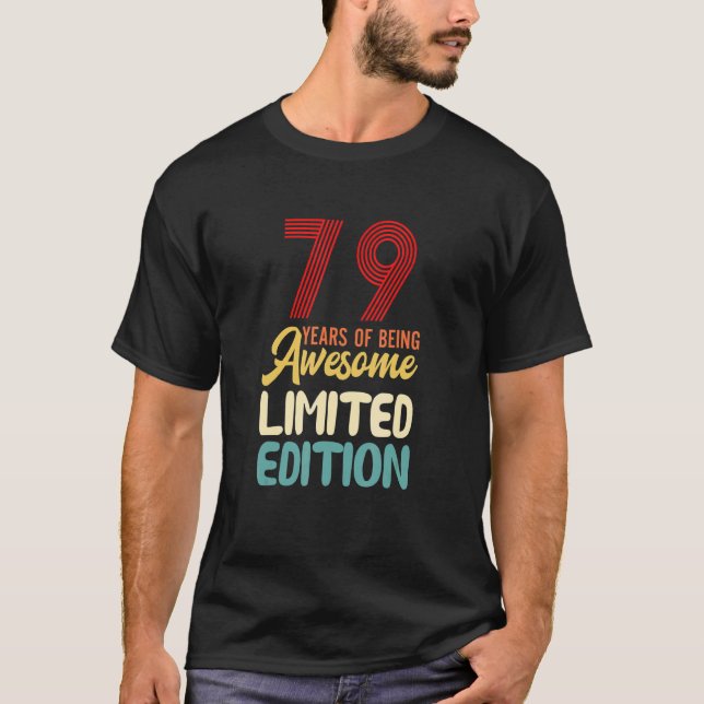Camiseta 79 Años De Impresionante Cumpleaños 79 (Anverso)
