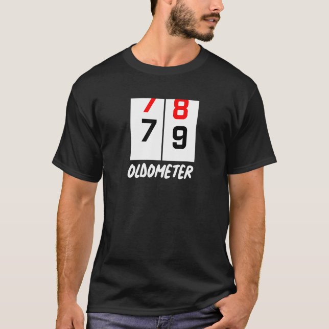 Camiseta 79 cumpleaños 78 79 fiesta de cumpleaños Oldometer (Anverso)