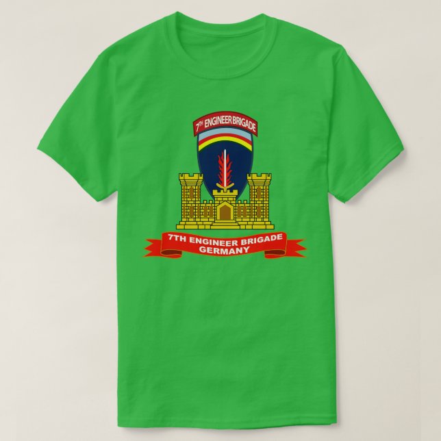 Camiseta 7.ª Brigada de Ingeniería con Tab Alemania ENG Br  (Diseño del anverso)