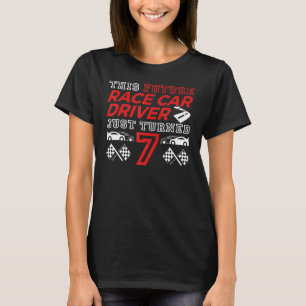 Camiseta 7.ª fiesta de cumpleaños para conductores de autos