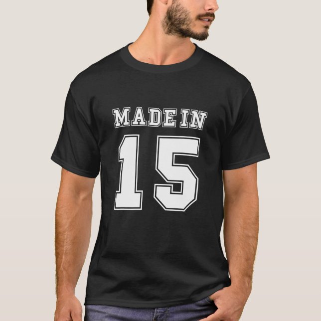 Camiseta 7.ª Idea De Cumpleaños Vendida En 2015 (Anverso)