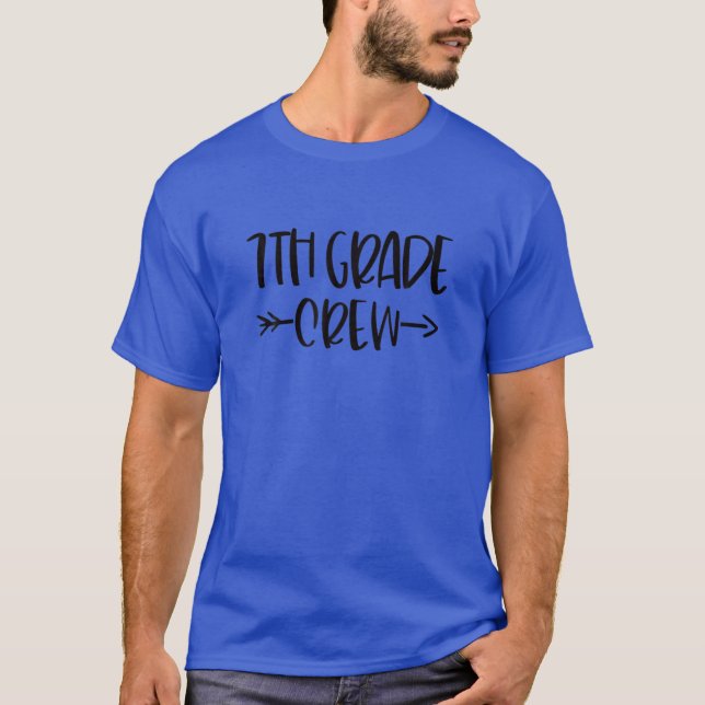 Camiseta 7.ª Profesora Y Estudiante De Séptimo Grado De La  (Anverso)